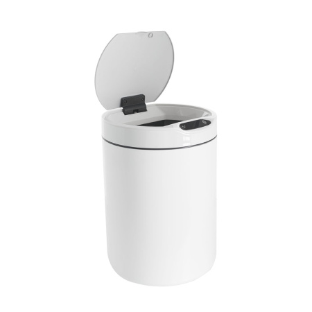 Ведро для мусора сенсорное, круг, Foodatlas JAH-6111, 12 л (белый) (58906230013-2) распродажа