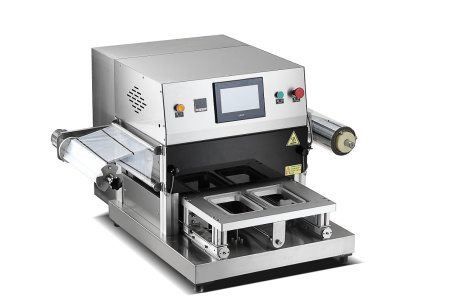 Запайщик лотков с газозамещением и обрезкой по контуру FA-450 Foodatlas (8xD95mm)